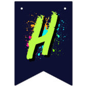 Monster Truck Shark Birthday Vlaggetjes (Tweede vlag)