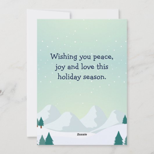 Monster Truck Sinterklaas familienaam Feestdagenkaart (Achterkant)