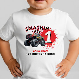 Monster Truck Smash 1e verjaardag Kinder Shirts