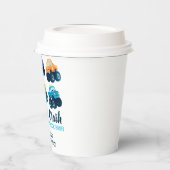 Monster Truck Smash en Crash Verjaardag Papieren Bekers (Links)