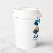 Monster Truck Smash en Crash Verjaardag Papieren Bekers (Rechts)