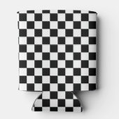 Monster Truck Smash Geruite Vlag 1e verjaardag Blikjeskoeler (Achterkant)