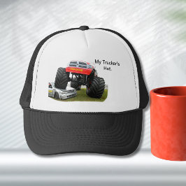 Monster Truck Smashing Car Trucker Pet