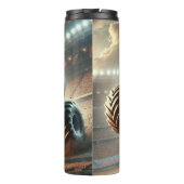 Monster Truck Stadium Racing Power Thrill Thermosbeker (Achterkant)