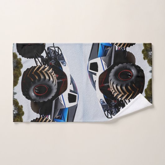 Monster Truck Start Bad Handdoek (Handdoek)