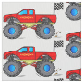 Monster Truck Stof (Close Up)