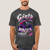 Monster Truck T Shirt Girls als Monsters (Voorkant)