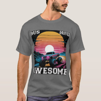  Monster Truck T-shirt - Sunset Drive Design
