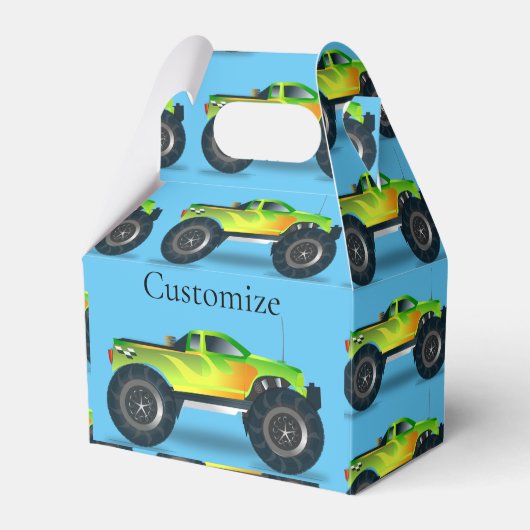 Monster Truck Thunder_Cove Bedankdoosjes (Voorkant Zijde)