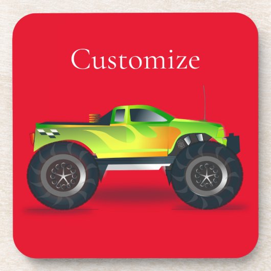 Monster Truck Thunder_Cove Bier Onderzetter (Voorkant)