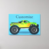 Monster Truck Thunder_Cove Canvas Afdruk (Voorkant)
