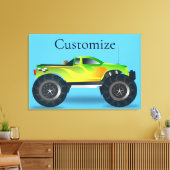 Monster Truck Thunder_Cove Canvas Afdruk (Insitu (Woonkamer))