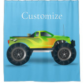 Monster Truck Thunder_Cove Douchegordijn (Voorkant)