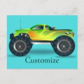 Monster Truck Thunder_Cove Feestdagenkaart (Voorkant)