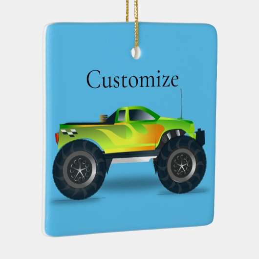 Monster Truck Thunder_Cove Keramisch Ornament (Rechts)