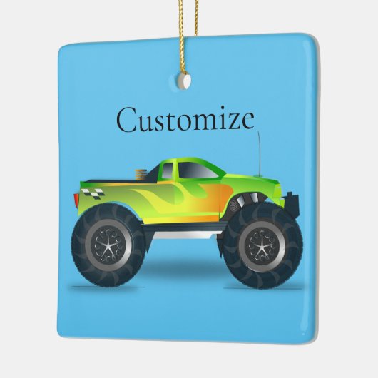Monster Truck Thunder_Cove Keramisch Ornament (Links)