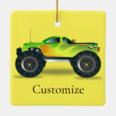 Monster Truck Thunder_Cove Keramisch Ornament (Achterkant)