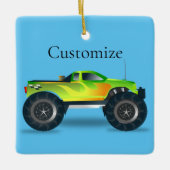 Monster Truck Thunder_Cove Keramisch Ornament (Voorkant)