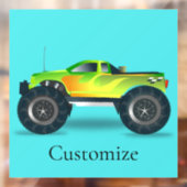 Monster Truck Thunder_Cove Raamsticker (Vel 2)