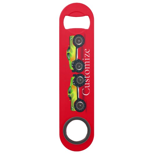 Monster Truck Thunder_Cove Speed Flessenopener (Achterkant)