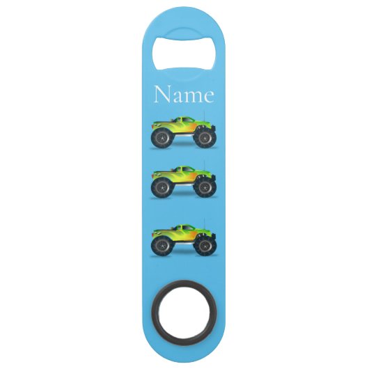 Monster Truck Thunder_Cove Speed Flessenopener (Voorkant)