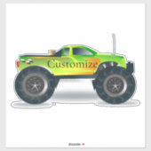 Monster Truck Thunder_Cove Sticker (Vel)