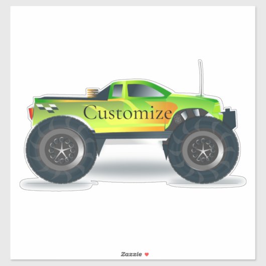 Monster Truck Thunder_Cove Sticker (Vel)