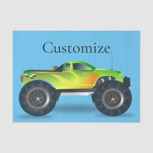 Monster Truck Thunder_Cove Tissuepapier (Voorkant)