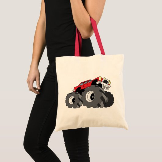 Monster Truck Tote Bag (Voorkant (product))