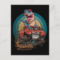 Monster Truck Trex Dirt Race Dinosaur