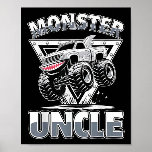Monster Truck Uncle Vaders Dag Monster Truck zijn Poster (Voorkant)