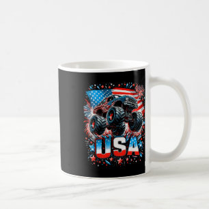 Monster Truck Usa Amerikaanse Vlag 4 juli  Koffiemok