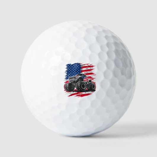 Monster Truck USA Golfballen (Voorkant)