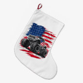 Monster Truck USA Grote Kerstsok (Voorkant (Hangend))