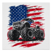 Monster Truck USA Perfect Poster (Voorkant)