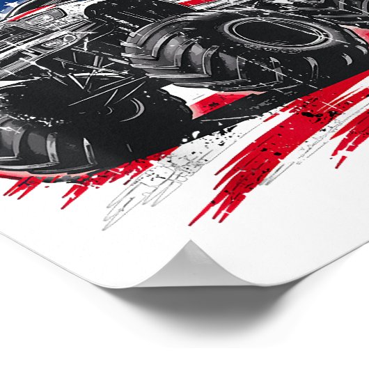 Monster Truck USA Poster (Hoek)