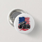 Monster Truck USA Ronde Button 3,2 Cm (Voorkant /achterkant)