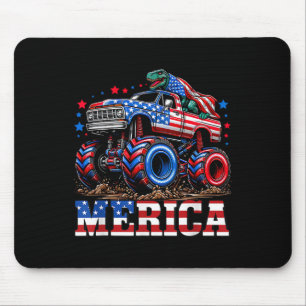 Monster Truck USA Vlag Patriottische Peuters Jonge Muismat