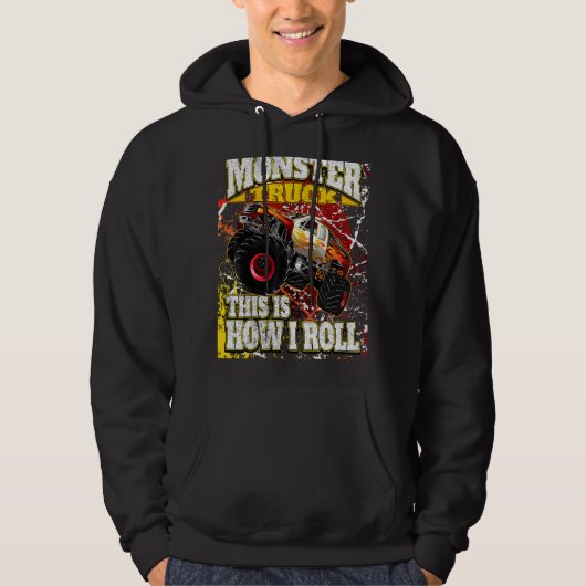 Monster Truck van Monstee Hoodie (Voorkant)