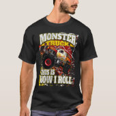 Monster Truck van Monstee T-shirt (Voorkant)