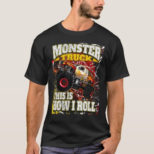 Monster Truck van Monstee T-shirt (Voorkant)