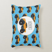 Monster Truck Vehicle - Naam aangepaste laadborden Accent Kussen (Voorkant(Verticaal))