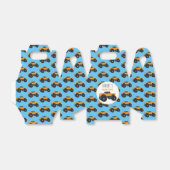 Monster Truck Vehicle - Naam aangepaste laadborden Bedankdoosjes (Uitgevouwen)