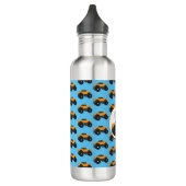 Monster Truck Vehicle - Naam aangepaste laadborden Waterfles (Links)