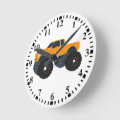 Monster Truck Vehicle Ronde Klok (Hoek)