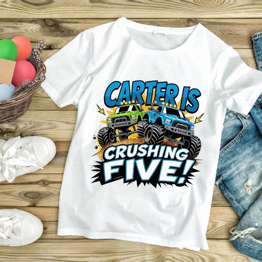 Monster Truck Verjaardag - Kinderen Race Auto Fees