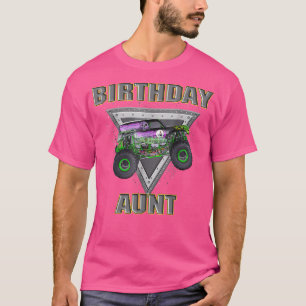 Monster Truck Verjaardag Tante Monster Truck Ben M T-shirt