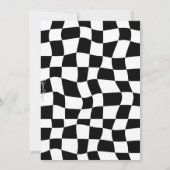 Monster Truck Verjaardag Uitnodiging-Blauwe Haai Kaart (Achterkant)