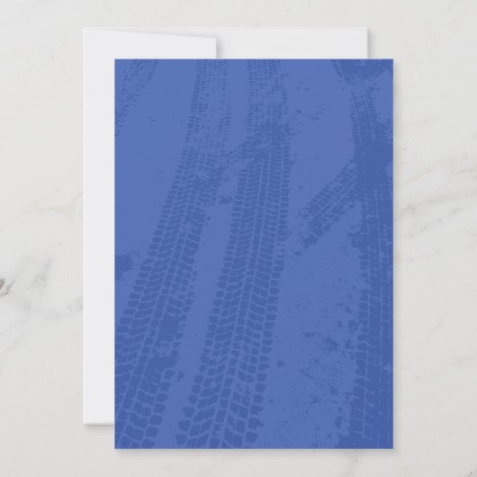 Monster truck verjaardag uitnodigingen Boom Crash (Achterkant)