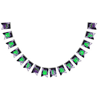 Monster Truck Verjaardagsbanner Vlaggetjes